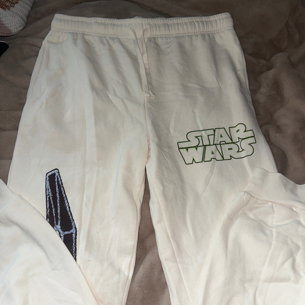 Disney Cream Star Wars Joggers